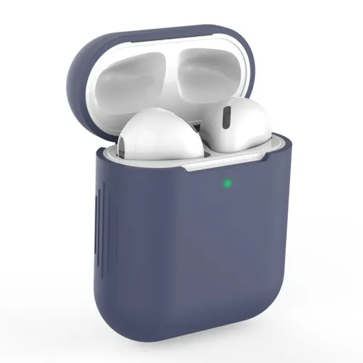 AirPods 1/2 szilikon tok éjkék