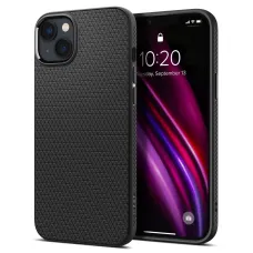 iPhone 14 Spigen Liquid Air flexibilis TPU gél tok matt fekete