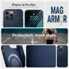 iPhone 14 Pro Max Spigen Mag Armor MagSafe tok tengerészkék (ACS04845) - 2. kép