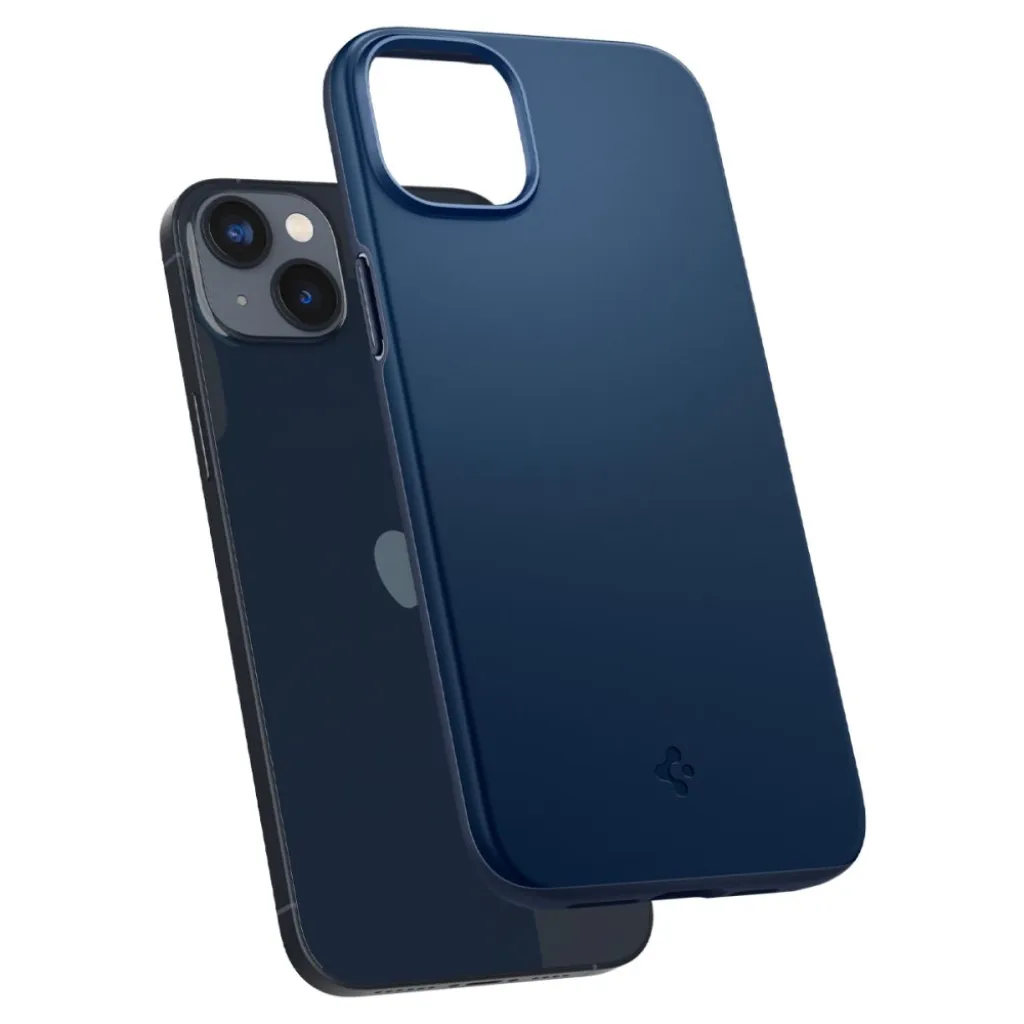 iPhone 14 Plus Spigen Thin Fit ultravékony tok tengerészkék (ACS04775) - 9