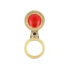 Ring Brilliant hátlapi gyűrű piros/arany - 1. kép