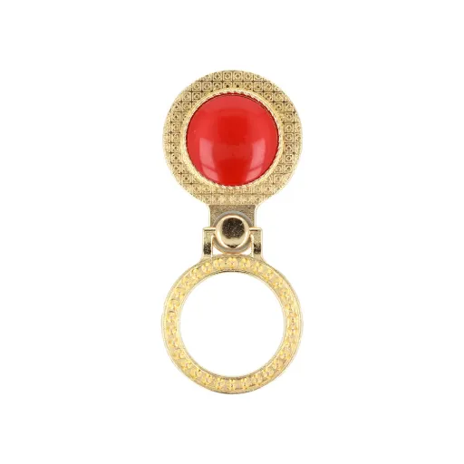 Ring Brilliant hátlapi gyűrű piros/arany