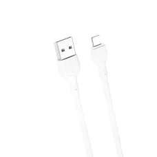 XO NB200 USB - Lightning kábel 1 m 2.1 A fehér