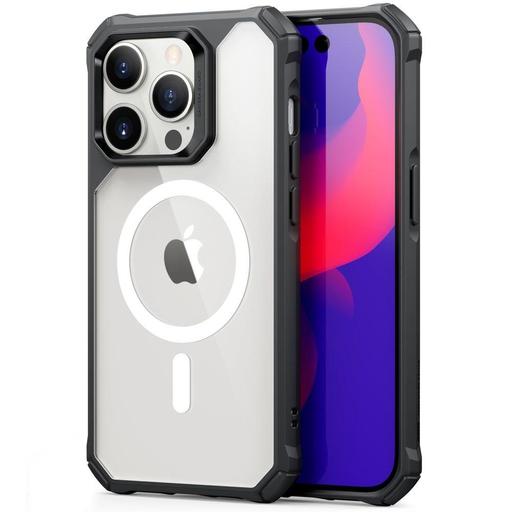 iPhone 14 Pro Max ESR Air Armor HaloLock MagSafe tok átlátszó/fekete iPhone 14 Pro Max ESR Air Armor HaloLock MagSafe tok átlátszó/fekete