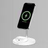 Belkin Boost Charge Pro 2 az 1-ben mágneses, vezeték nélküli töltőállomás 15W MagSafe-kompatibilis (WIZ010vfWH) fehér - 2. kép