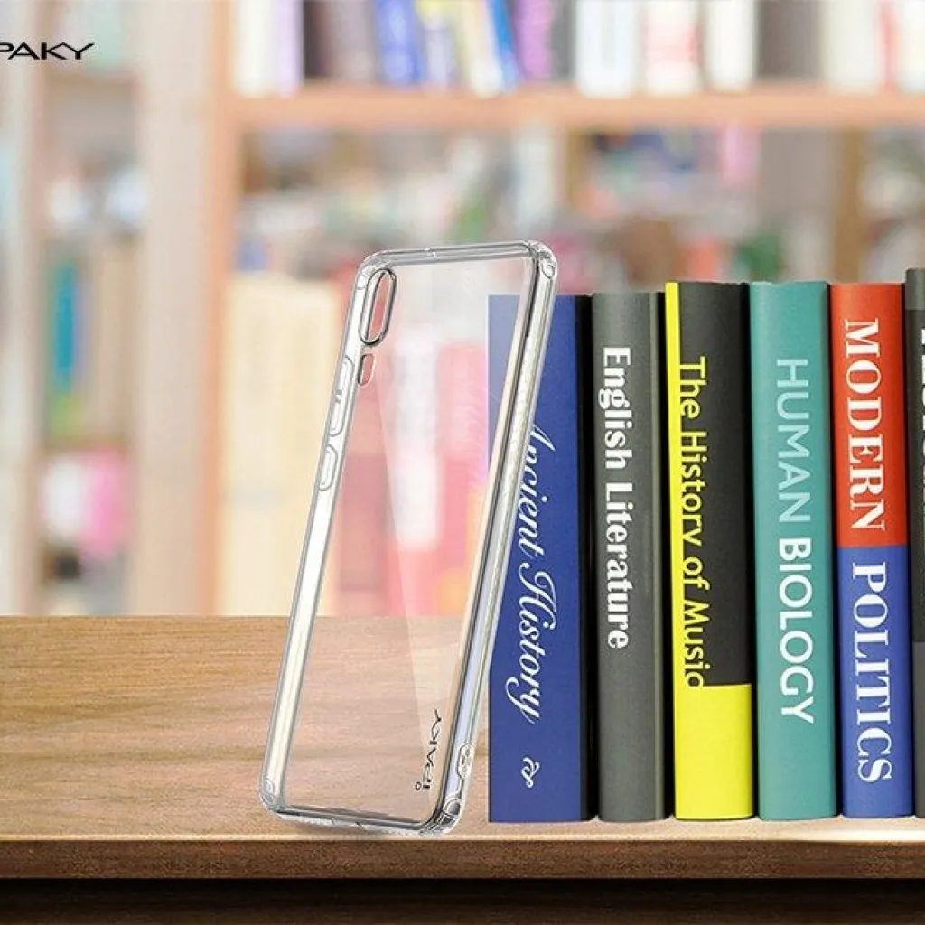 IPAKY Effort TPU tok és kijelzővédő Huawei Y7 áttetsző kialakításban - 8