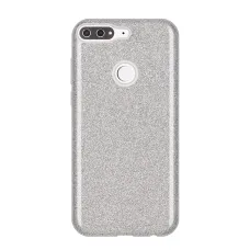 Wozinsky trblietavé puzdro Huawei Y7 Prime 2018 strieborné Wozinsky trblietavé puzdro Huawei Y7 Prime 2018 strieborné