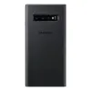 Samsung LED view gyári fliptok LED fény kijelzéssel Samsung S10 fekete - 1. kép