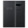 Samsung LED view gyári fliptok LED fény kijelzéssel Samsung S10 fekete - 3. kép