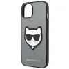 iPhone 14 Karl Lagerfeld Saffiano Choupette Head tok ezüst (KLHCP14SSAPCHG) - 4. kép