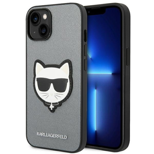 iPhone 14 Karl Lagerfeld Saffiano Choupette Head tok ezüst (KLHCP14SSAPCHG) iPhone 14 Karl Lagerfeld Saffiano Choupette Head tok ezüst (KLHCP14SSAPCHG)