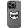 iPhone 14 Pro Karl Lagerfeld Saffiano Choupette Head tok ezüst (KLHCP14LSAPCHG) - 1. kép