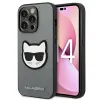 iPhone 14 Pro Karl Lagerfeld Saffiano Choupette Head tok ezüst (KLHCP14LSAPCHG) - 0. kép