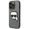 iPhone 14 Pro Karl Lagerfeld Saffiano Karl's Head tok ezüst (KLHCP14LSAPKHG) - 4. kép