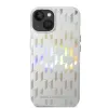 iPhone 14 Plus Karl Lagerfeld Iridescent Monogram tok ezüst (KLHCP14MLGMMSV3) - 1. kép