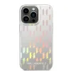 iPhone 14 Pro Max Karl Lagerfeld Iridescent Monogram tok ezüst (KLHCP14XLGMMSV3) - 4. kép