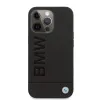 iPhone 14 Pro BMW Leather Hot Stamp tok fekete (BMHCP14LSLLBK) - 1. kép