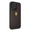 iPhone 14 Plus Ferrari PU Leather Perforated tok piros (FEHCP14MRHOR) - 0. kép