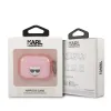  Airpods Pro 1/2 Karl Lagerfeld TPU Glitter Choupette Head rózsaszín áttetsző tok (KLAPUCHGP) - 1. kép