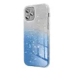 Samsung Galaxy A12 Forcell Shinning tok átlátszó/kék - 1. kép