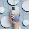 Samsung Galaxy A12 Forcell Shinning tok átlátszó/kék - 2. kép