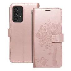 Samsung Galaxy A53 5G Forcell Mezzo fliptok Tree Rose Gold