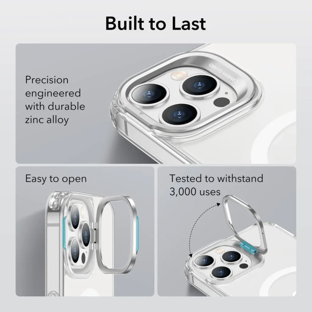  iPhone 14 Pro Átlátszó ESR Classic Kickstand Halolock MagSafe kompatibilis tok - 7