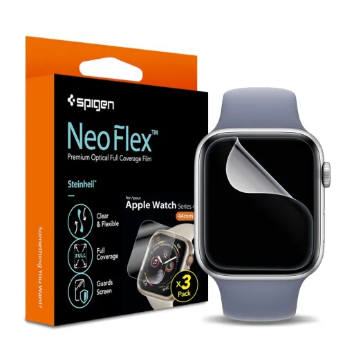 Apple Watch 4/5/6/7/8/SE (40-41 mm) Spigen Neo Flex HD kijelzővédő fólia 3 db