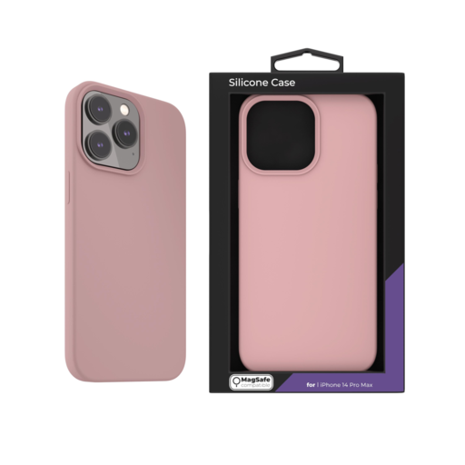 iPhone 14 Pro Max Next One MagSafe-kompatibilis szilikontok balett rózsaszín (IPH-14PROMAX-MAGSAFE-PINK) iPhone 14 Pro Max Next One MagSafe-kompatibilis szilikontok balett rózsaszín (IPH-14PROMAX-MAGSAFE-PINK)