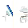 Choetech 3 az 1-ben mágneses, vezeték nélküli töltőállomás MagSafe-kompatibilis iPhone, Apple Watch, AirPods számára (T585-F) fehér - 3. kép