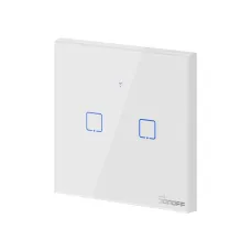 Sonoff RF 433 T1 EU TX 2xcsatornás WiFi okos kapcsoló fehér (IM190314013)