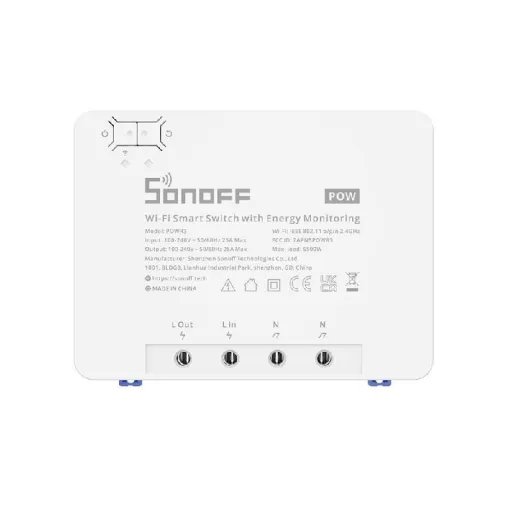 Sonoff Smart WiFi POWR3 okos kapcsoló nagy teljesítménnyel