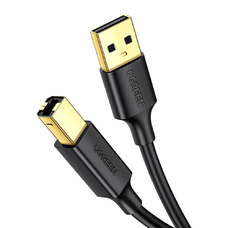 Ugreen US135 USB Type B nyomtatókábel - USB 2.0 480 Mbps 2m fekete
