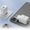 Duzzona hálózati töltő adapter 30W PD QC3.0 USB Type C / USB fehér - 2. kép