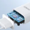 Duzzona hálózati töltő adapter 20W PD QC3.0 USB Type C fehér - 1. kép