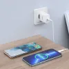 Duzzona hálózati töltő adapter 20W PD QC3.0 USB Type C fehér - 2. kép
