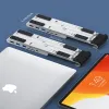 Choetech HUB-M43 7 az 1-ben laptop állvány HUB Type-C-HDMI (4K/30Hz/USB-A*2/Type-C Data/SD/TF PD töltővel, fekete - 2. kép