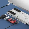 Choetech HUB-M43 7 az 1-ben laptop állvány HUB Type-C-HDMI (4K/30Hz/USB-A*2/Type-C Data/SD/TF PD töltővel, fekete - 4. kép