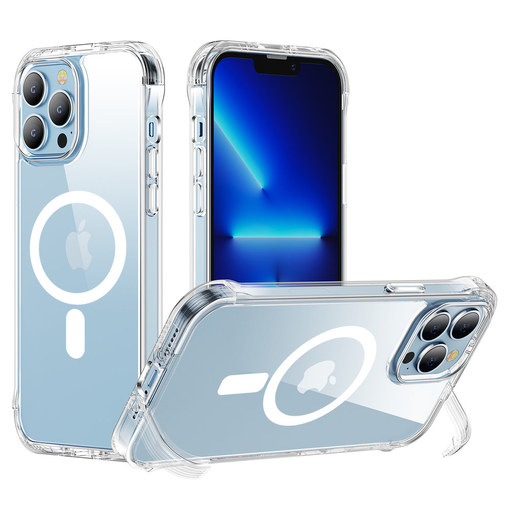 iPhone 14 Pro Joyroom Defender mágneses tok támasztékkal, átlátszó (MagSafe kompatibilis) iPhone 14 Pro Joyroom Defender mágneses tok támasztékkal, átlátszó (MagSafe kompatibilis)
