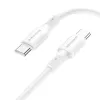 Borofone Succeed BX80 Type C - Type C kábel 60W 3A 1m fehér - 1. kép