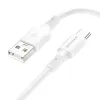 Borofone Succeed BX80 USB - Type C kábel 3A 1m biela - 0. kép
