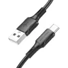 Borofone Succeed BX80 USB - Type C kábel 3A 1m fekete - 2. kép
