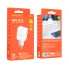 Borofone BN6 hálózati töltő adapter Type C QC 3.0 PD 20W fehér - 0. kép