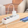 Borofone BN7 hálózati töltő adapter USB+Type C QC 3.0 PD 20W + Type C - Lightning kábel fehér - 3. kép