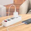 Borofone BN7 hálózati töltő adapter USB+Type C QC 3.0 PD 20W + Type C - Type C kábel fehér - 3. kép