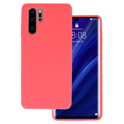 Huawei P30 Pro Vennus Szilikon Lite Tok barack