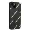 iPhone 14 Karl Lagerfeld PU Grained Leather Logomania tok fekete (KLHCP14SPGMLKFK) - 1. kép