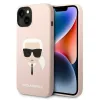 iPhone 14 Karl Lagerfeld Karl`s Head szilikon tok rózsaszín (KLHCP14SSLKHLP) thumbnail