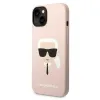 iPhone 14 Karl Lagerfeld Karl`s Head szilikon tok rózsaszín (KLHCP14SSLKHLP) - 2. kép