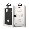 iPhone 14 Karl Lagerfeld Choupette szilikon tok fekete (KLHCP14SSLCTBK) - 0. kép